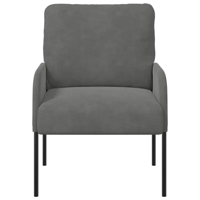 Sofos su pagalve 55cm Tamsiai pilka fanera