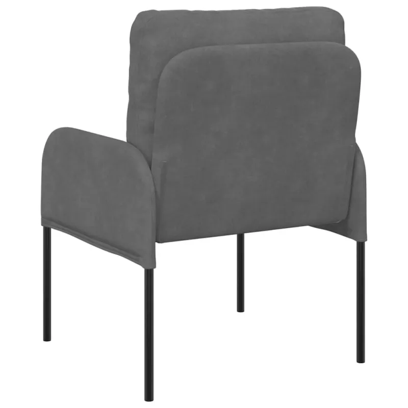 Sofos su pagalve 55cm Tamsiai pilka fanera
