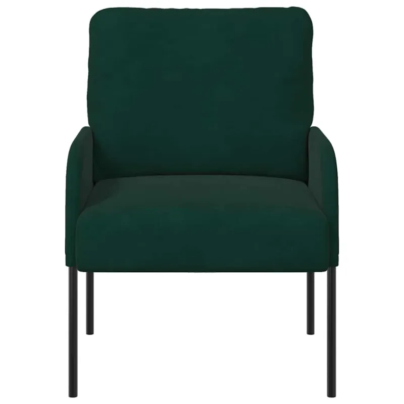 Sofos su pagalve 55cm Tamsiai žalia fanera