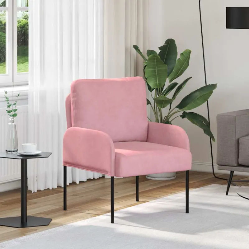 Sofos su pagalve 55cm Rožinė fanera