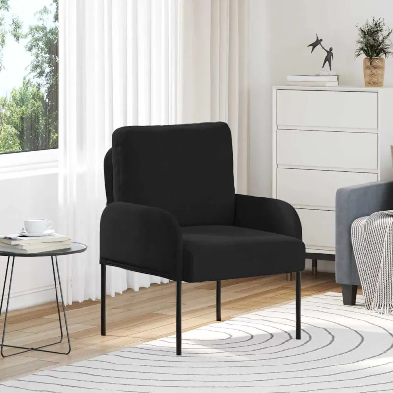 Sofos su pagalve 55cm Juoda fanera