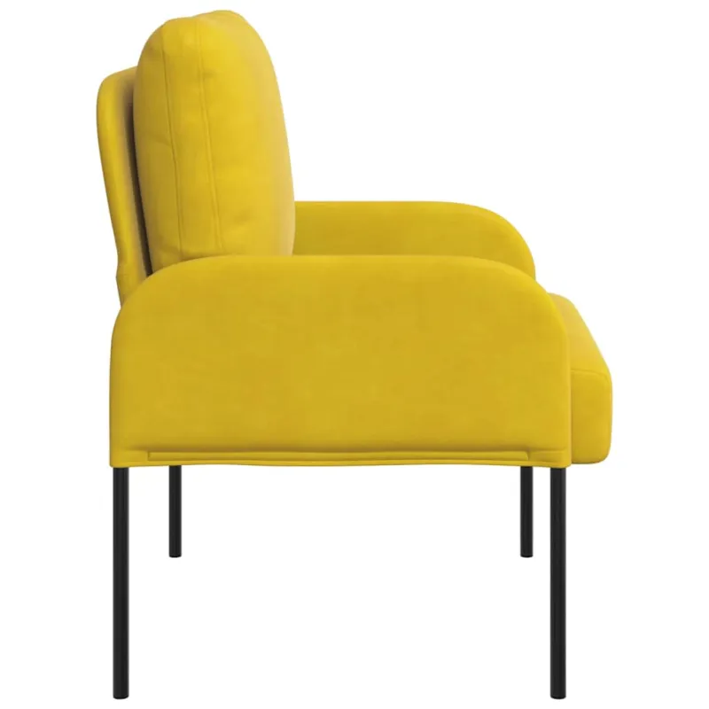 Sofos su pagalve 55cm Geltona fanera
