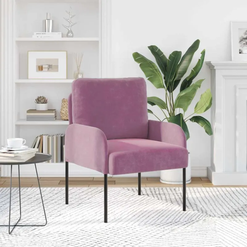 Sofos su pagalve 55cm Violetinė fanera