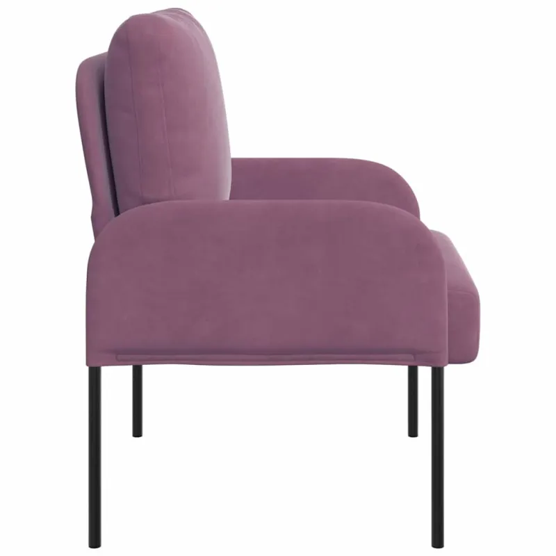 Sofos su pagalve 55cm Violetinė fanera