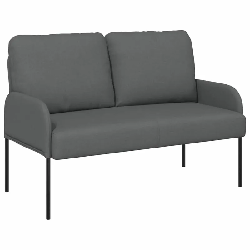Sofos su pagalve 110cm Tamsiai pilka fanera