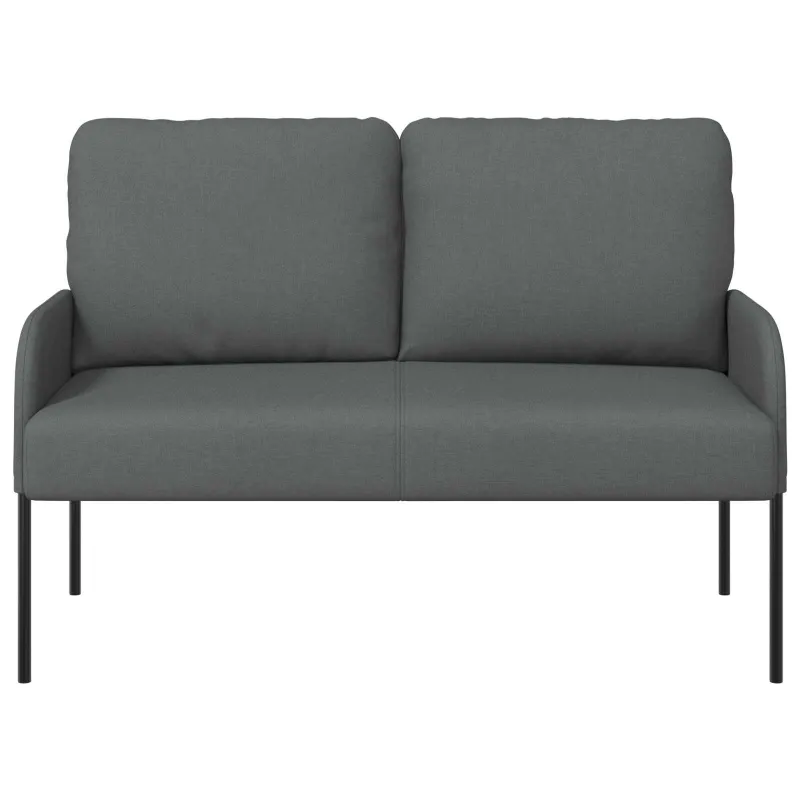 Sofos su pagalve 110cm Tamsiai pilka fanera