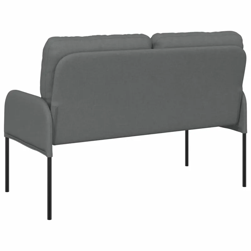 Sofos su pagalve 110cm Tamsiai pilka fanera