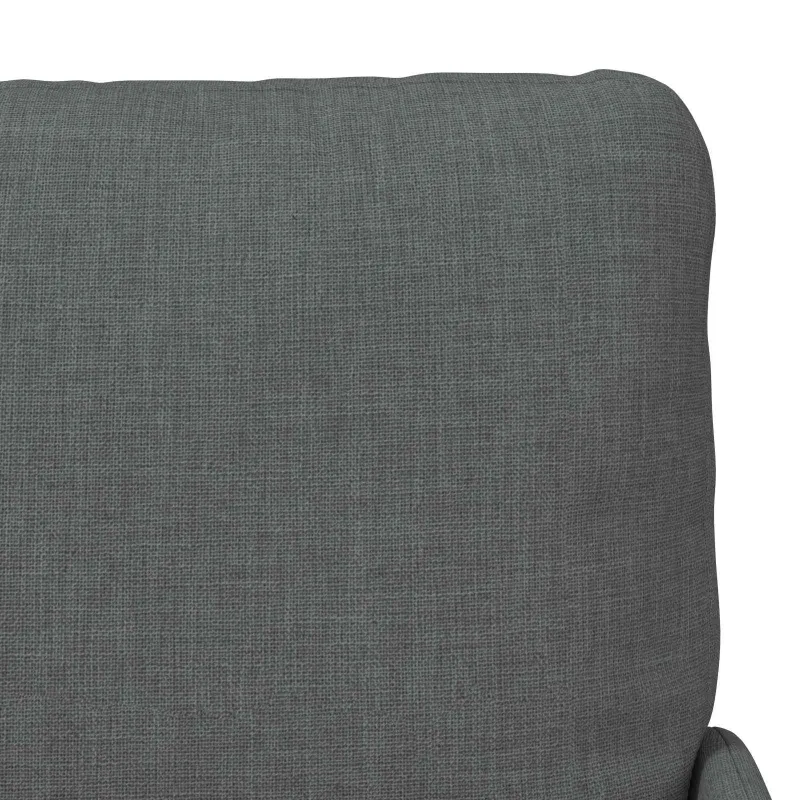 Sofos su pagalve 110cm Tamsiai pilka fanera