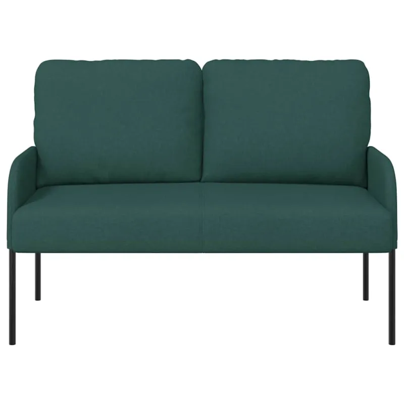 Sofos su pagalve 110cm Tamsiai žalia fanera