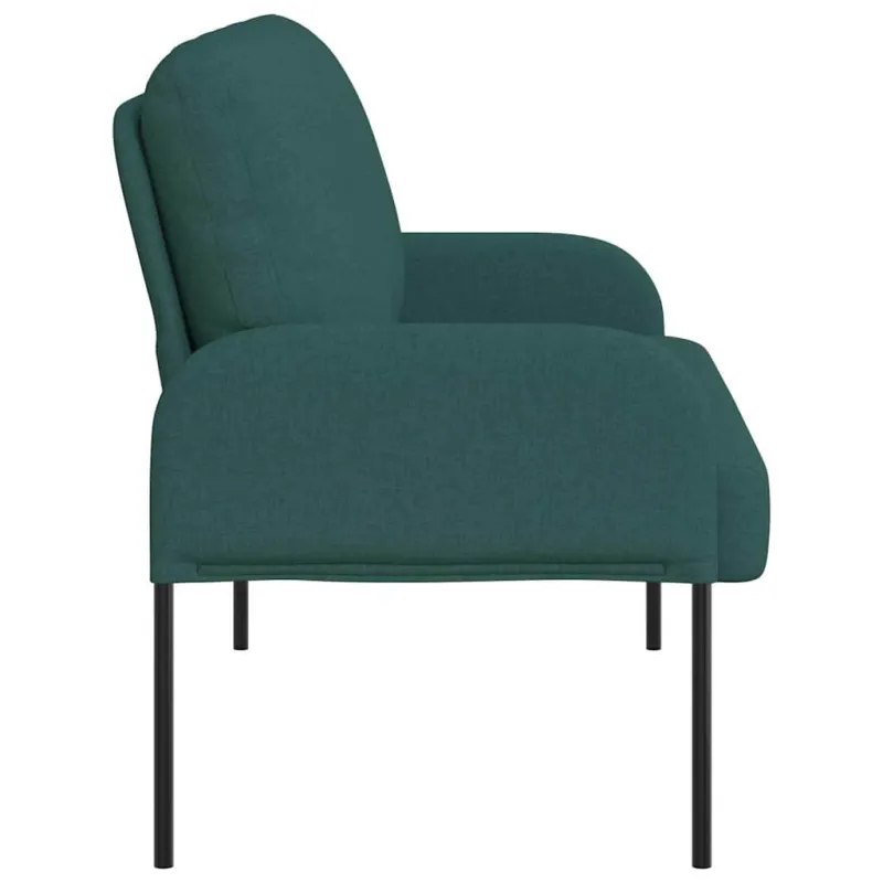 Sofos su pagalve 110cm Tamsiai žalia fanera