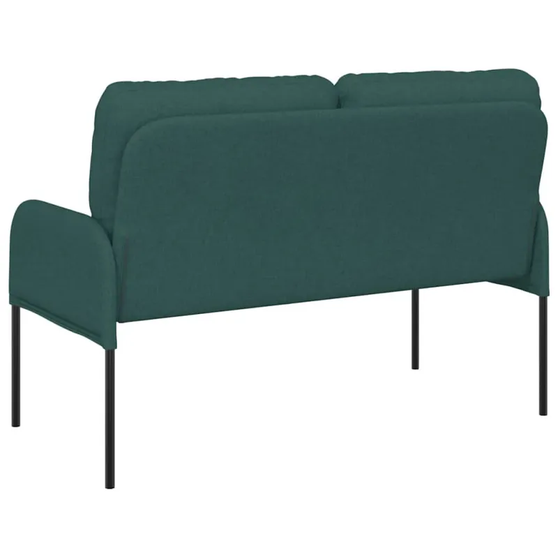 Sofos su pagalve 110cm Tamsiai žalia fanera