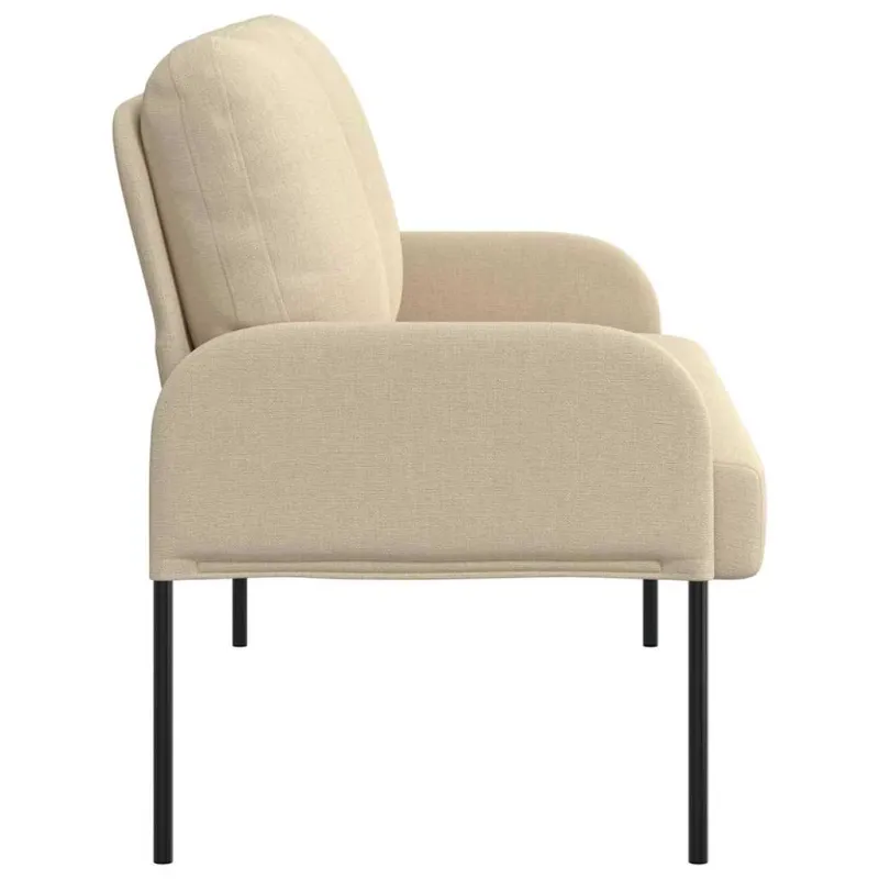 Sofos su pagalve 110cm Kreminė fanera