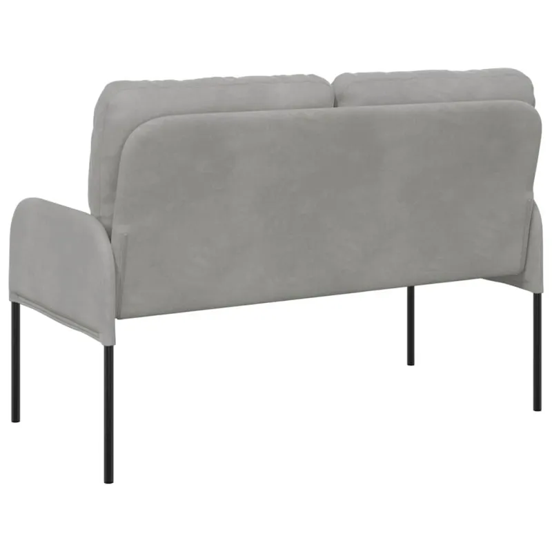 Sofos su pagalve 110cm Šviesiai pilka fanera