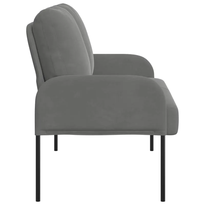 Sofos su pagalve 110cm Tamsiai pilka fanera