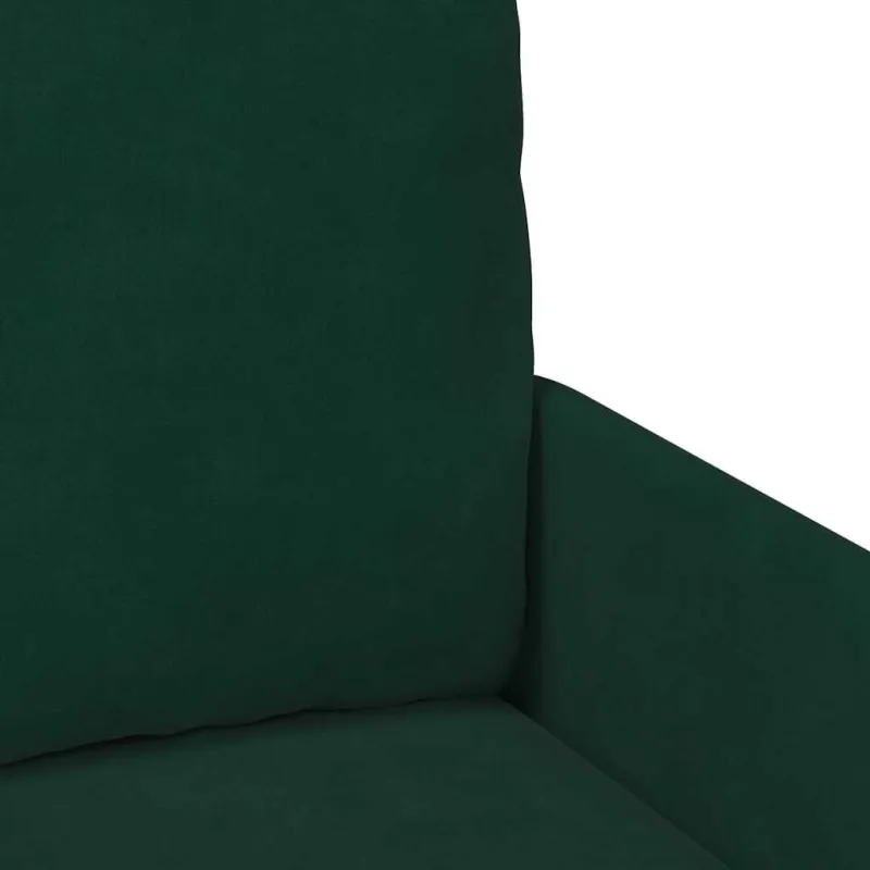 Sofos su pagalve 110cm Tamsiai žalia fanera
