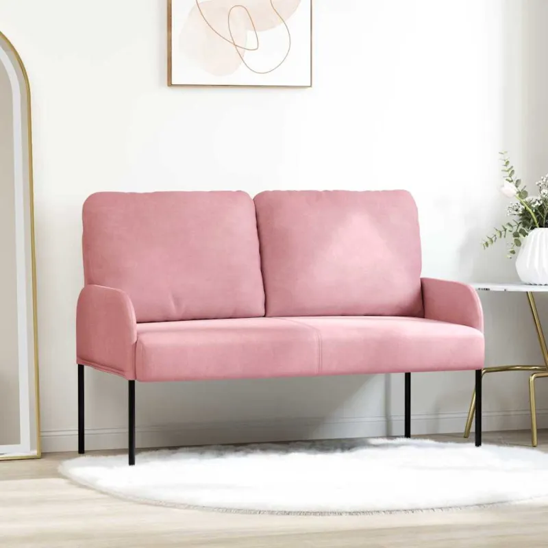 Sofos su pagalve 110cm Rožinė fanera