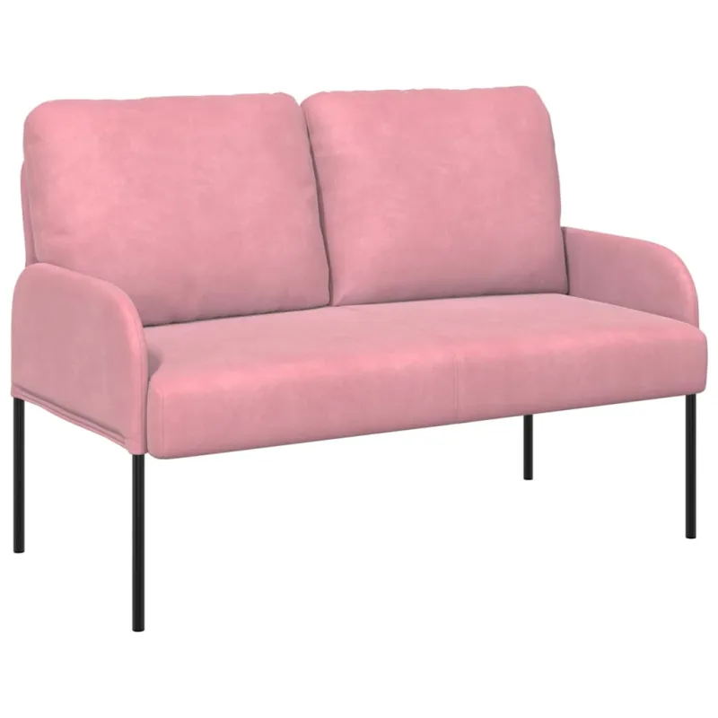 Sofos su pagalve 110cm Rožinė fanera