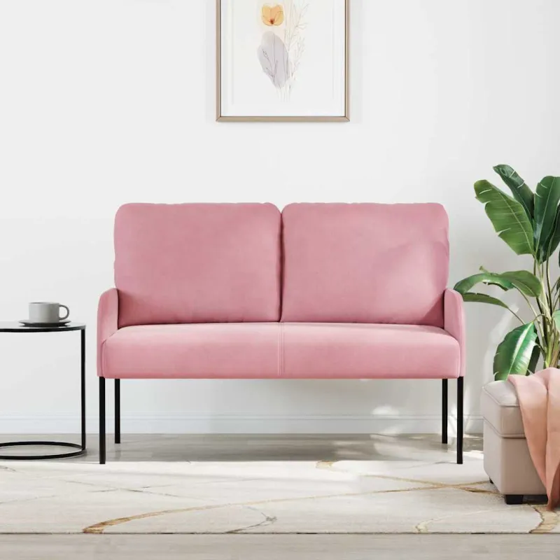 Sofos su pagalve 110cm Rožinė fanera