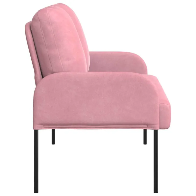 Sofos su pagalve 110cm Rožinė fanera