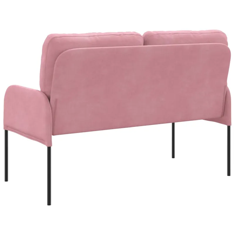 Sofos su pagalve 110cm Rožinė fanera