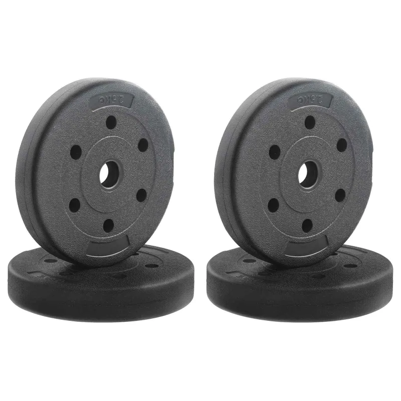 Svoriai 4 pcs 10 kg Juodas Cementas ir geležies smėlis