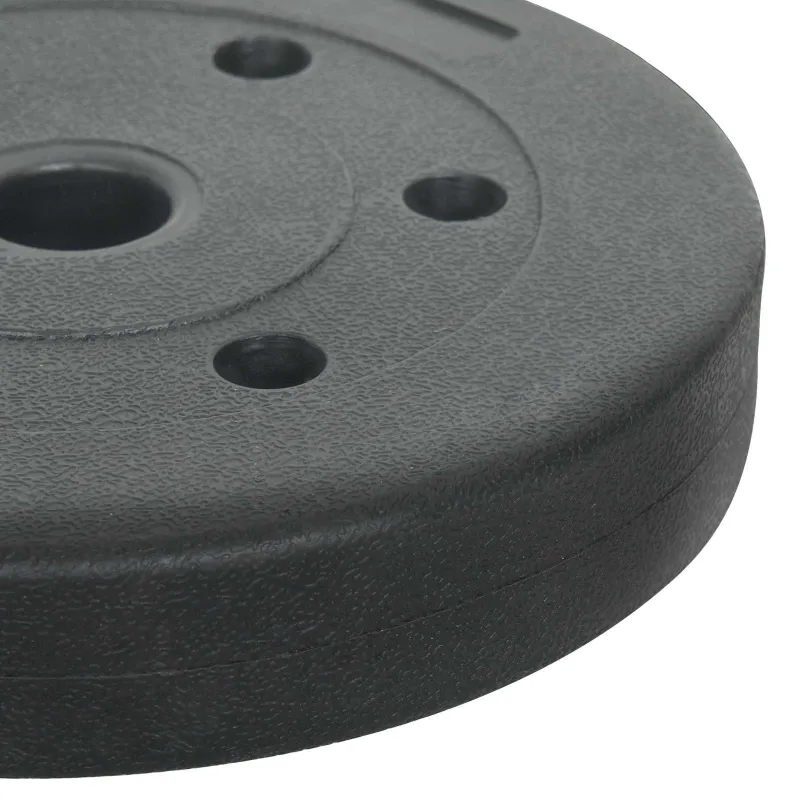 Svoriai 4 pcs 10 kg Juodas Cementas ir geležies smėlis