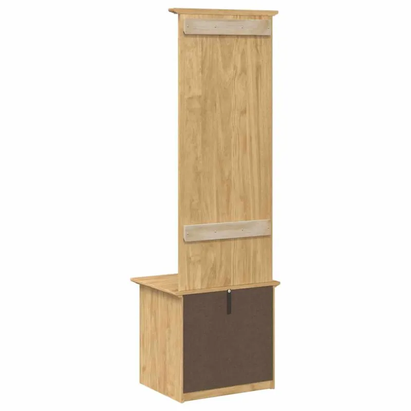 Prieškambario spintelė BODO Medus ruda 50 x 40 x 156,7 cm