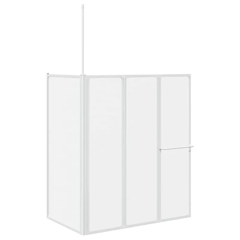 Vonios ekranas Matinis 120 x 70 x 137 cm Aliuminis