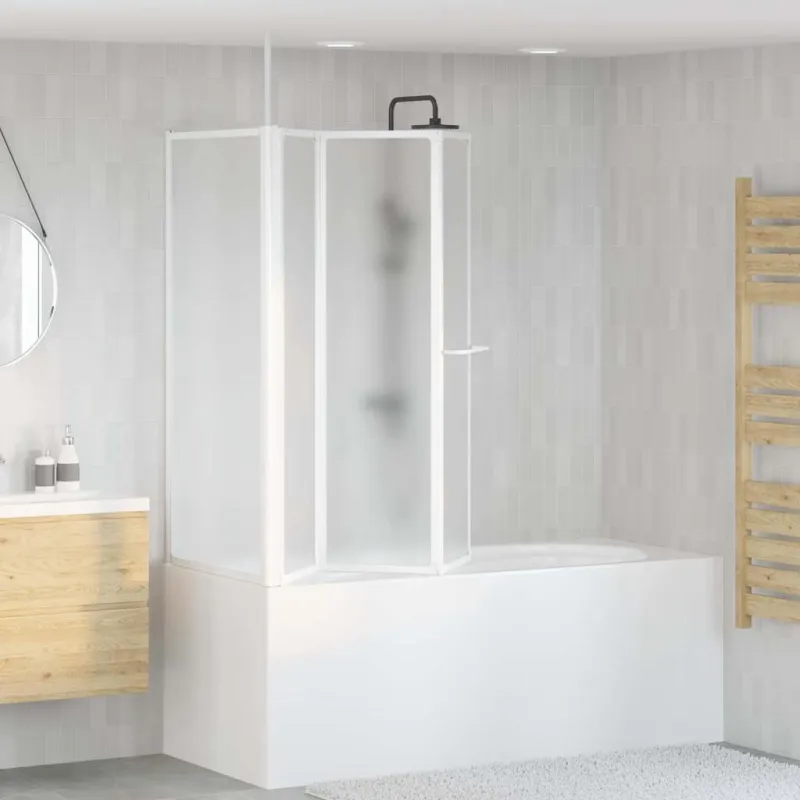 Vonios ekranas Matinis 120 x 70 x 137 cm Aliuminis