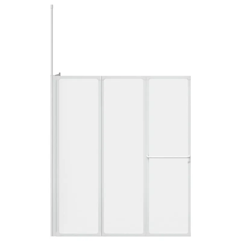 Vonios ekranas Matinis 120 x 70 x 137 cm Aliuminis