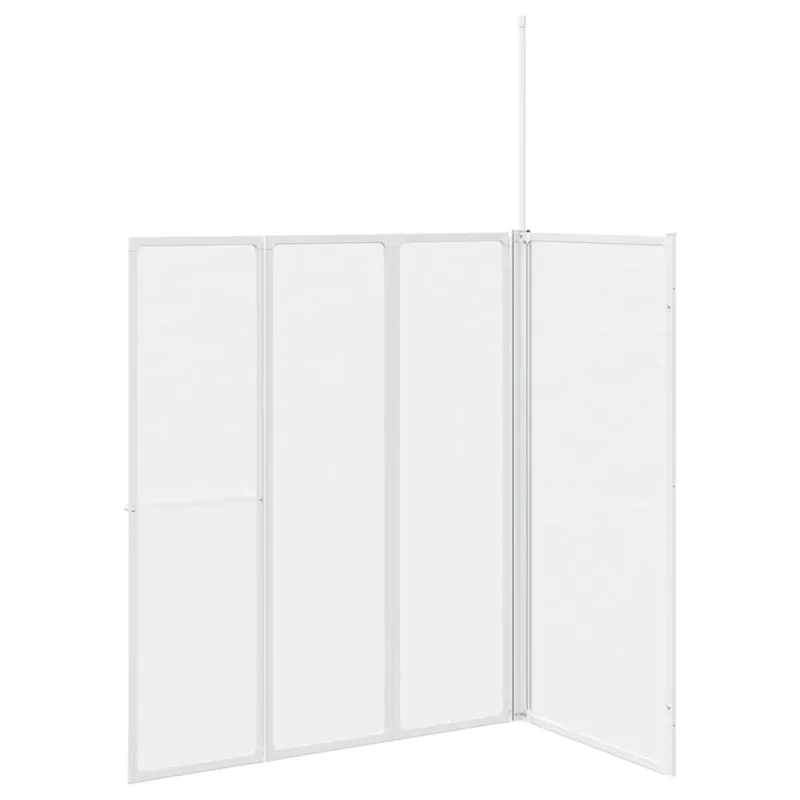 Vonios ekranas Matinis 120 x 70 x 137 cm Aliuminis