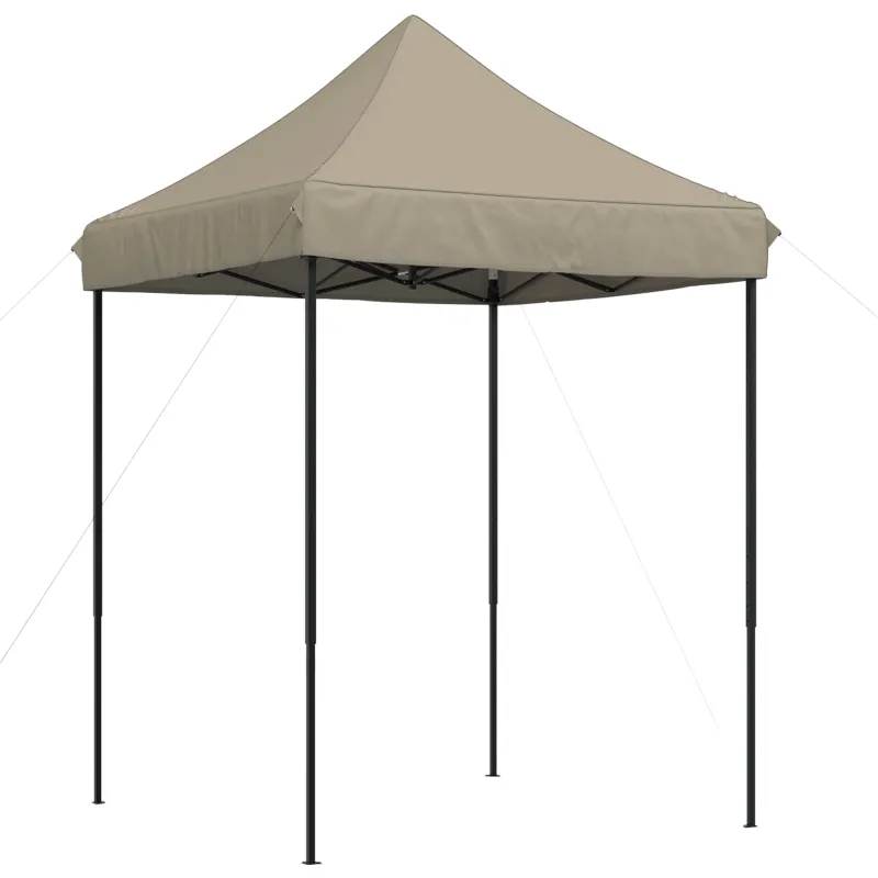 Šventės palapinė Taupe 200 x 200 x 306 cm Oksfordo audinys