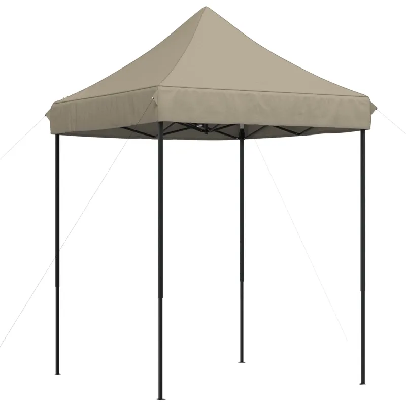 Šventės palapinė Taupe 200 x 200 x 306 cm Oksfordo audinys