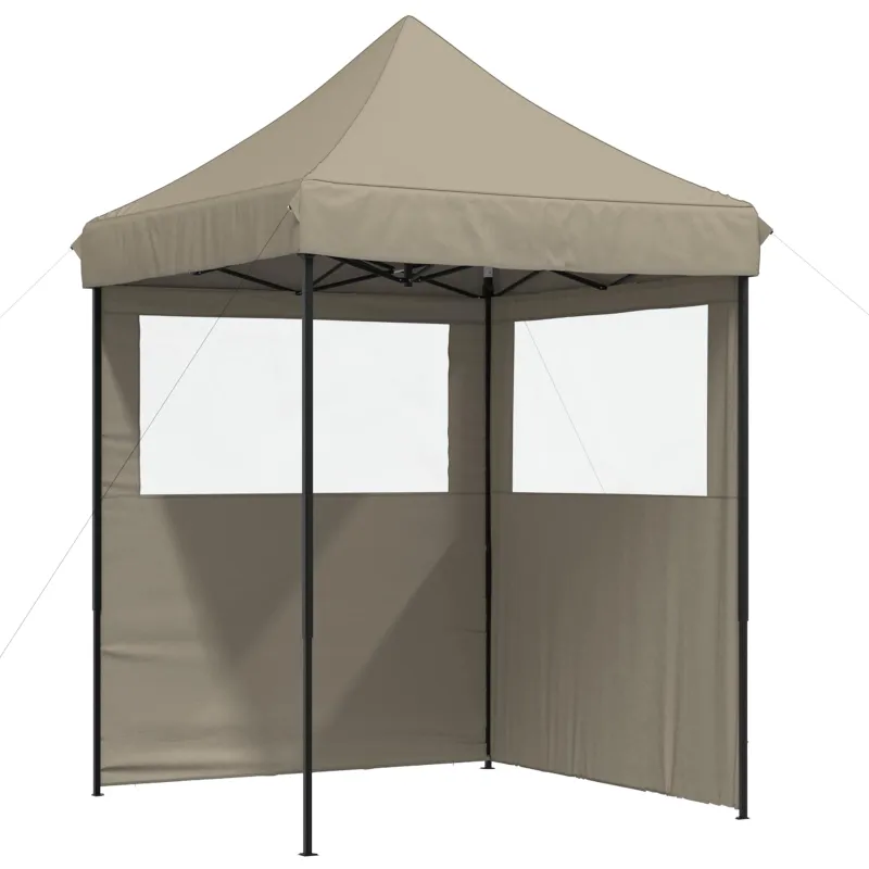Šventės palapinė Taupe 200 x 200 x 306 cm Oksfordo audinys