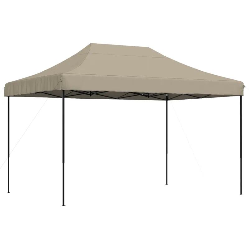 Šventės palapinė Taupe 279 x 410 x 315 cm Oksfordo audinys