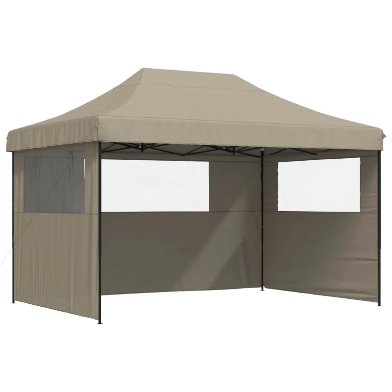 Šventės palapinė Taupe 279 x 410 x 315 cm Oksfordo audinys