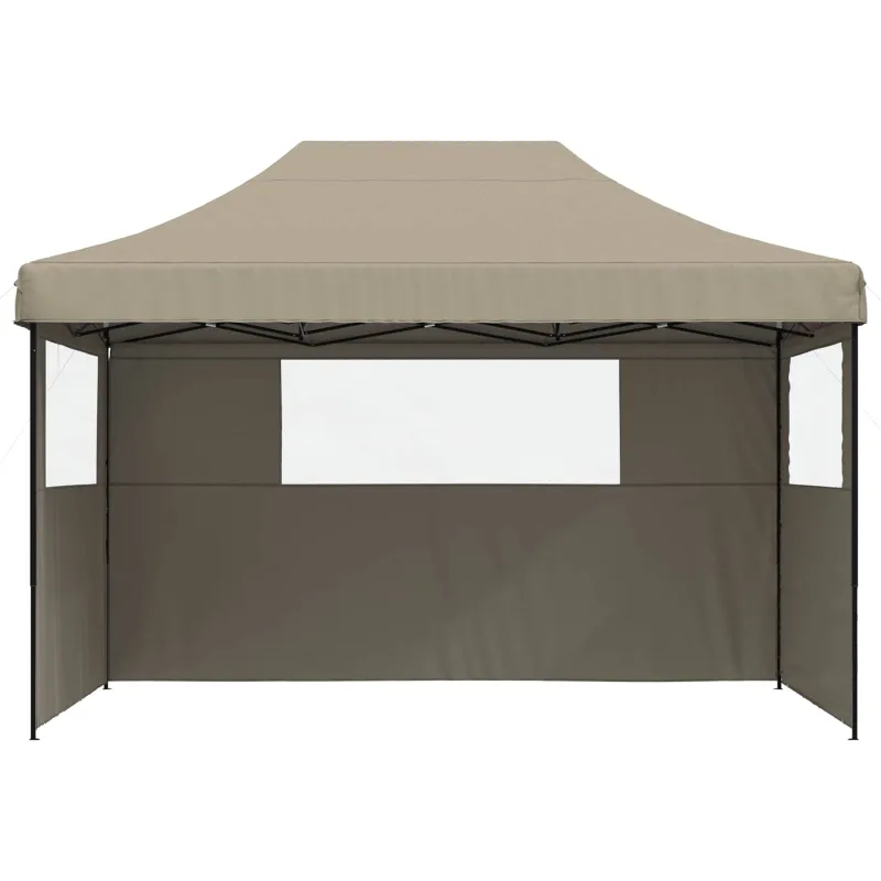 Šventės palapinė Taupe 279 x 410 x 315 cm Oksfordo audinys