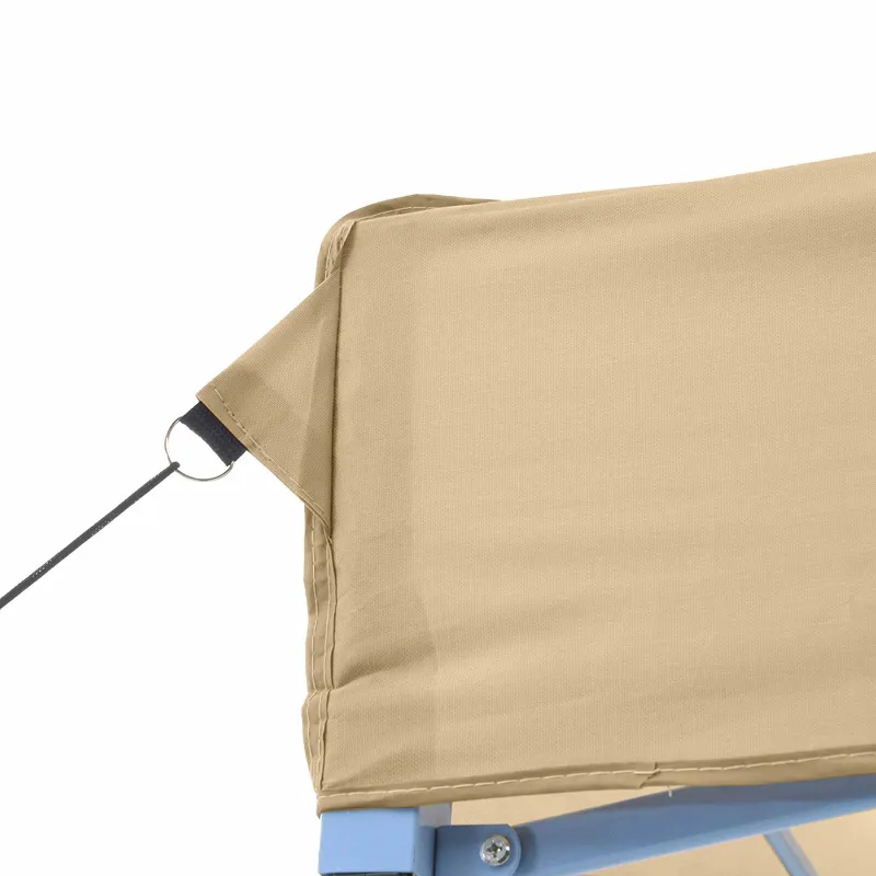 Šventės palapinė Smėlio 279 x 410 x 315 cm Oksfordo audinys