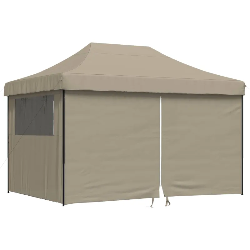 Šventės palapinė Taupe 279 x 410 x 315 cm Oksfordo audinys