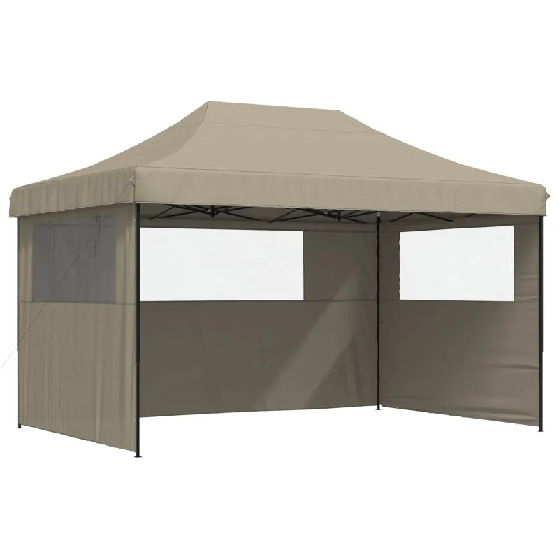 Šventės palapinė Taupe 292 x 440 x 315 cm Oksfordo audinys