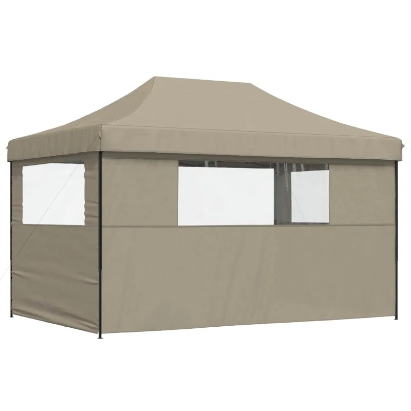 Šventės palapinė Taupe 292 x 440 x 315 cm Oksfordo audinys