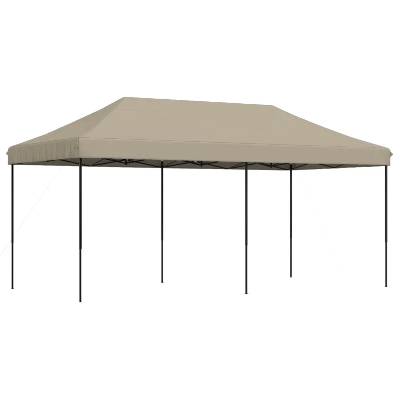 Šventės palapinė Taupe 292 x 580 x 315 cm Oksfordo audinys