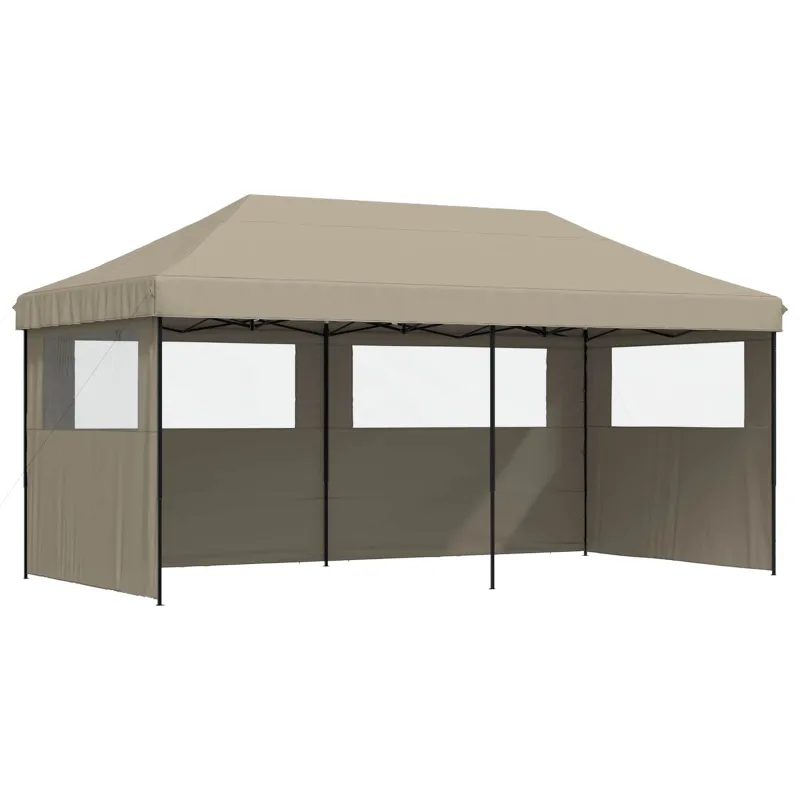 Šventės palapinė Taupe 292 x 580 x 315 cm Oksfordo audinys