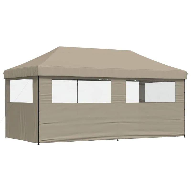 Šventės palapinė Taupe 292 x 580 x 315 cm Oksfordo audinys