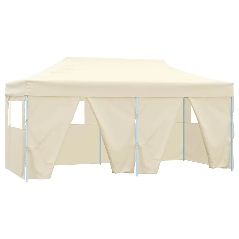 Šventės palapinė Kreminė 291 x 580 x 315 cm Oksfordo audinys