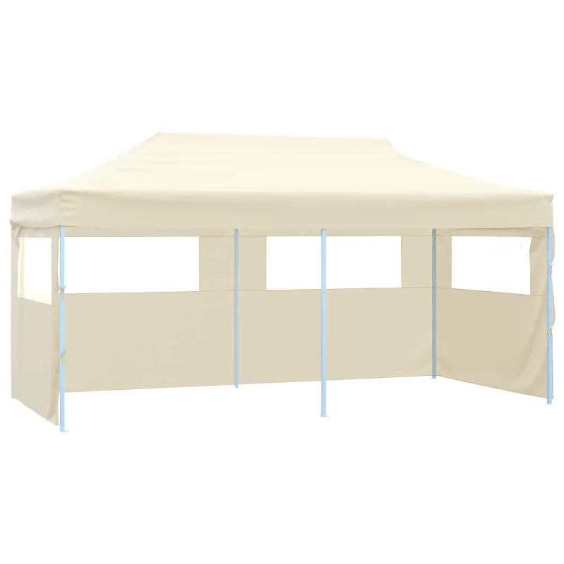 Šventės palapinė Kreminė 291 x 580 x 315 cm Oksfordo audinys