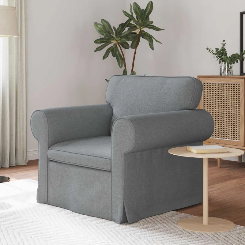 Sofa Šviesiai pilka 95 x 82 x 80 cm audinys