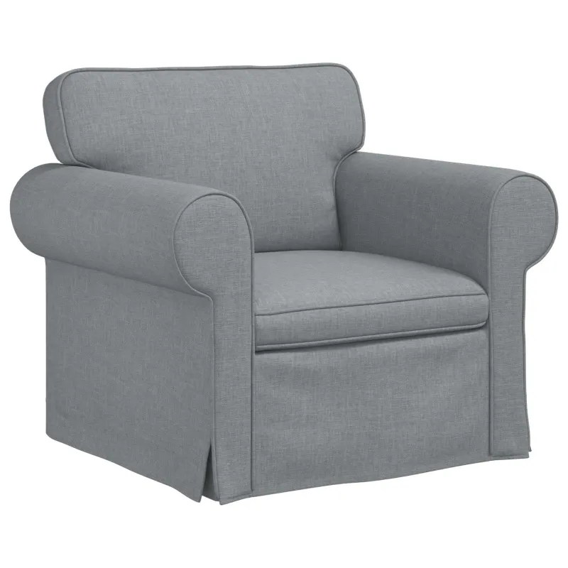 Sofa Šviesiai pilka 95 x 82 x 80 cm audinys