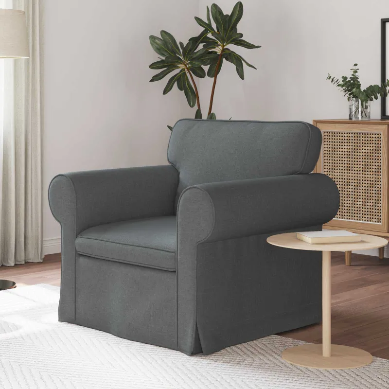 Sofa Tamsiai pilka 95 x 82 x 80 cm audinys