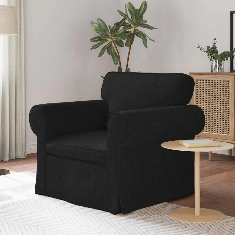 Sofa Juoda 95 x 82 x 80 cm audinys